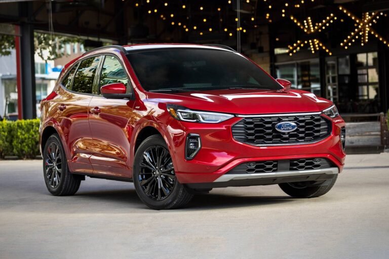 red 2023 Ford Escape SUV parked outdoors